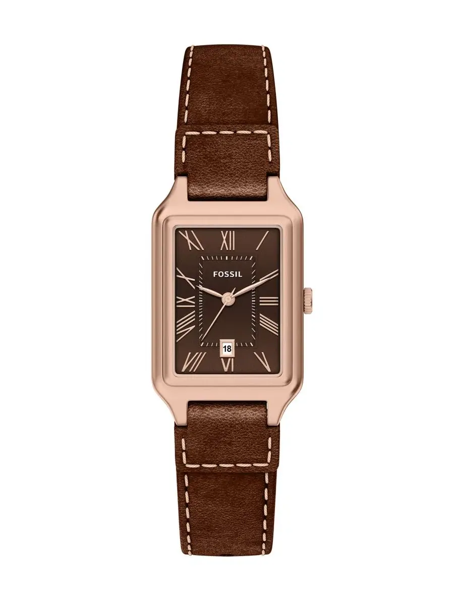 Женские часы с браслетом Raquel Three-Hand Date Fossil — изображение 1 из 5