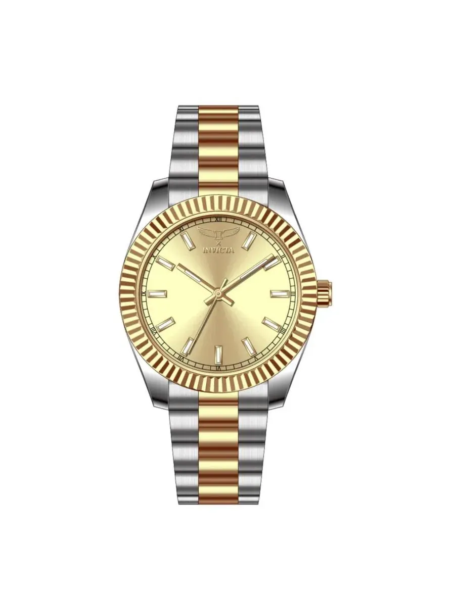Мужские часы Specialty Quartz PC21S Dial Invicta — изображение 1 из 3, оттенок золотистый