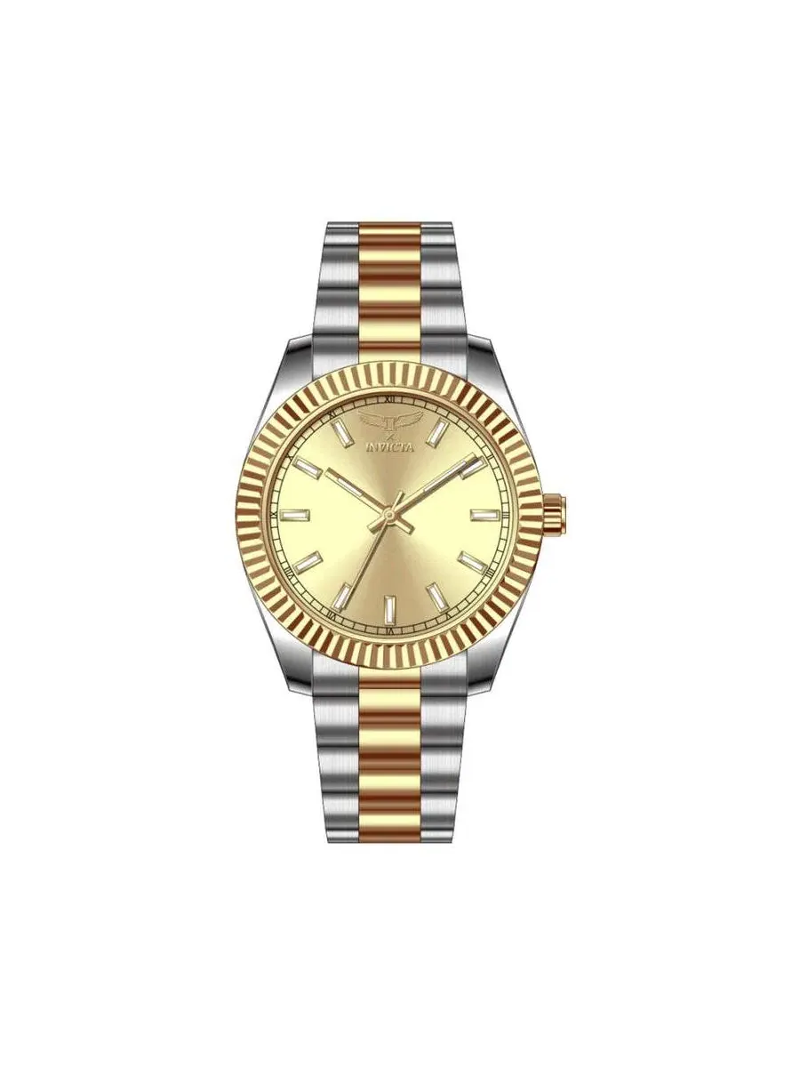 Мужские часы Specialty Quartz PC21S Dial Invicta — изображение 2 из 3, оттенок золотистый