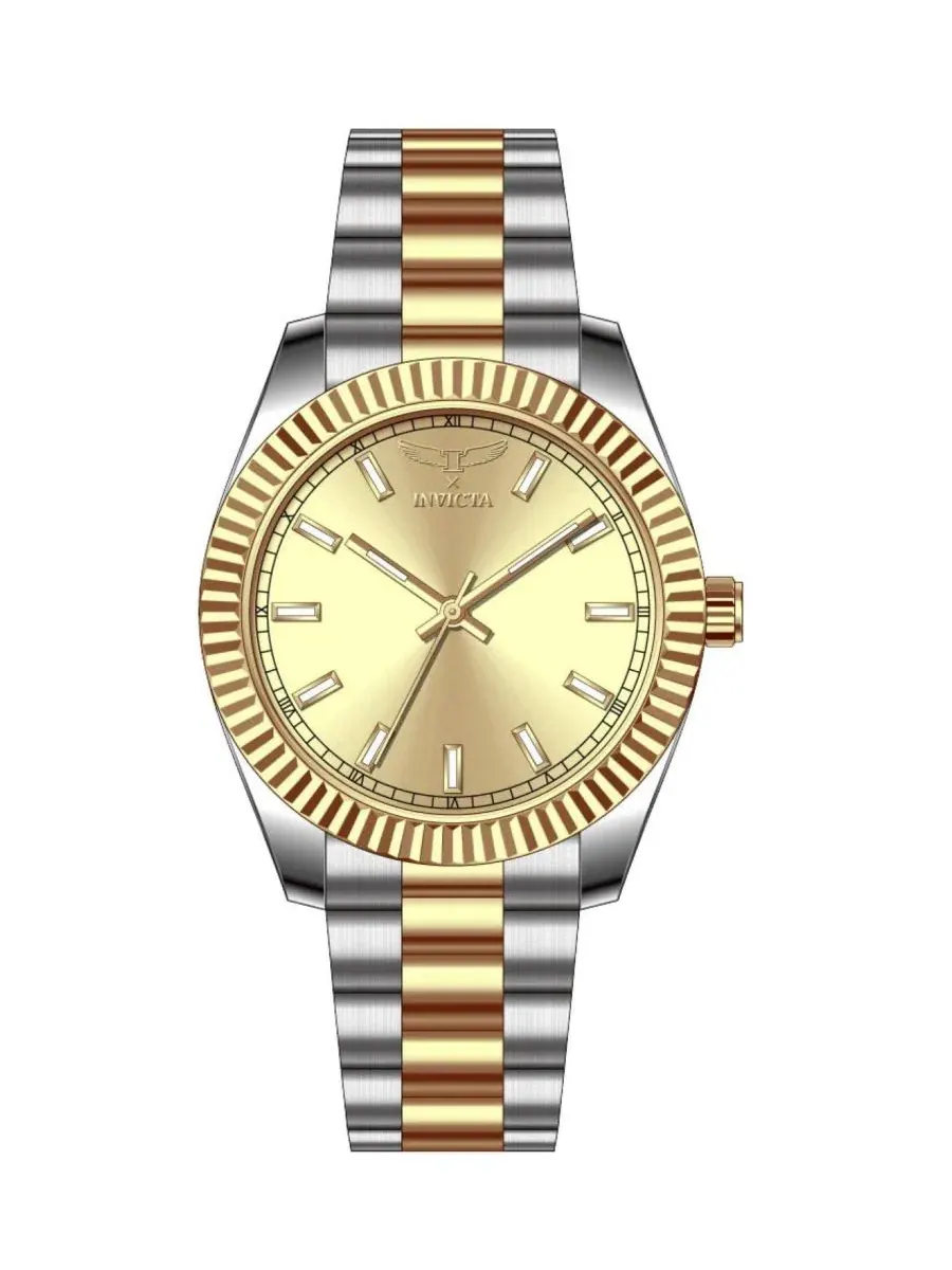 Мужские часы Specialty Quartz PC21S Dial Invicta — изображение 3 из 3, оттенок золотистый