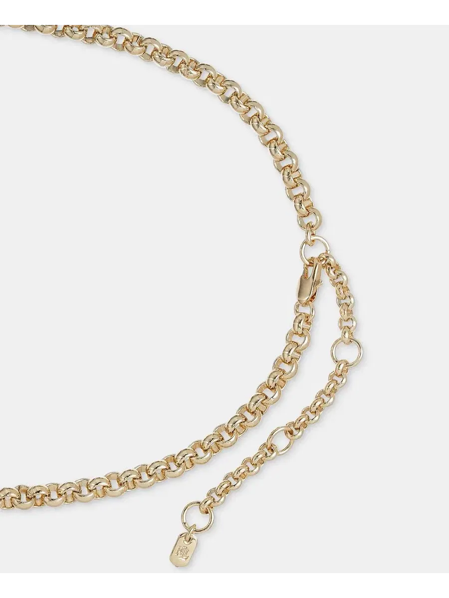 Колье-цепочка Gold-Tone 16" Chain Collar Necklace Lauren Ralph Lauren — изображение 4 из 5, оттенок золото