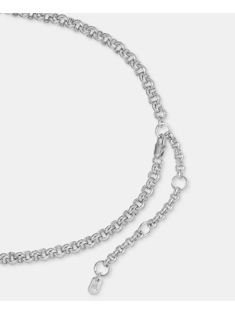 Колье-цепочка Gold-Tone 16" Chain Collar Lauren Ralph Lauren — изображение 2 из 5, оттенок серебряный