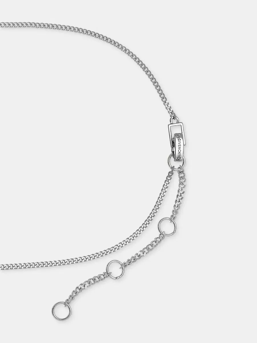 Кулон-подвеска с кристаллом, 16 см + 3 см удлинитель Givenchy — изображение 4 из 5, оттенок голубой