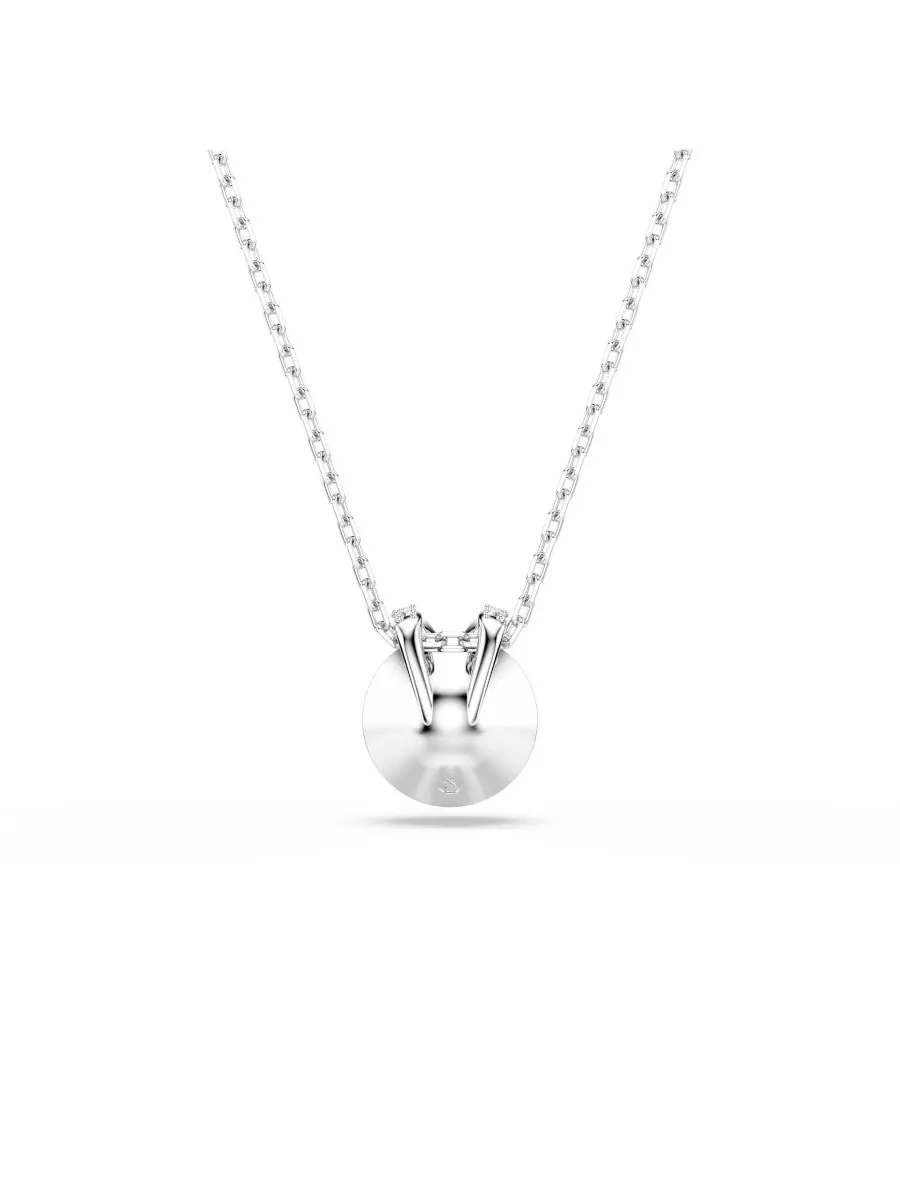 Колье Bella с металлическим V-образным кулоном Swarovski — изображение 4 из 6, оттенок синий