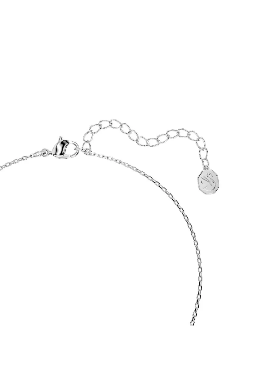 Колье Bella с металлическим V-образным кулоном Swarovski — изображение 5 из 6, оттенок синий
