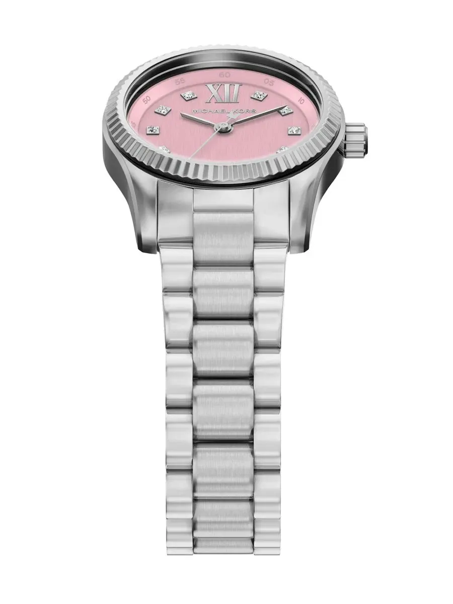 Женские часы Lexington с розовым циферблатом, из нержавеющей стали, 26 мм Michael Kors — изображение 7 из 8
