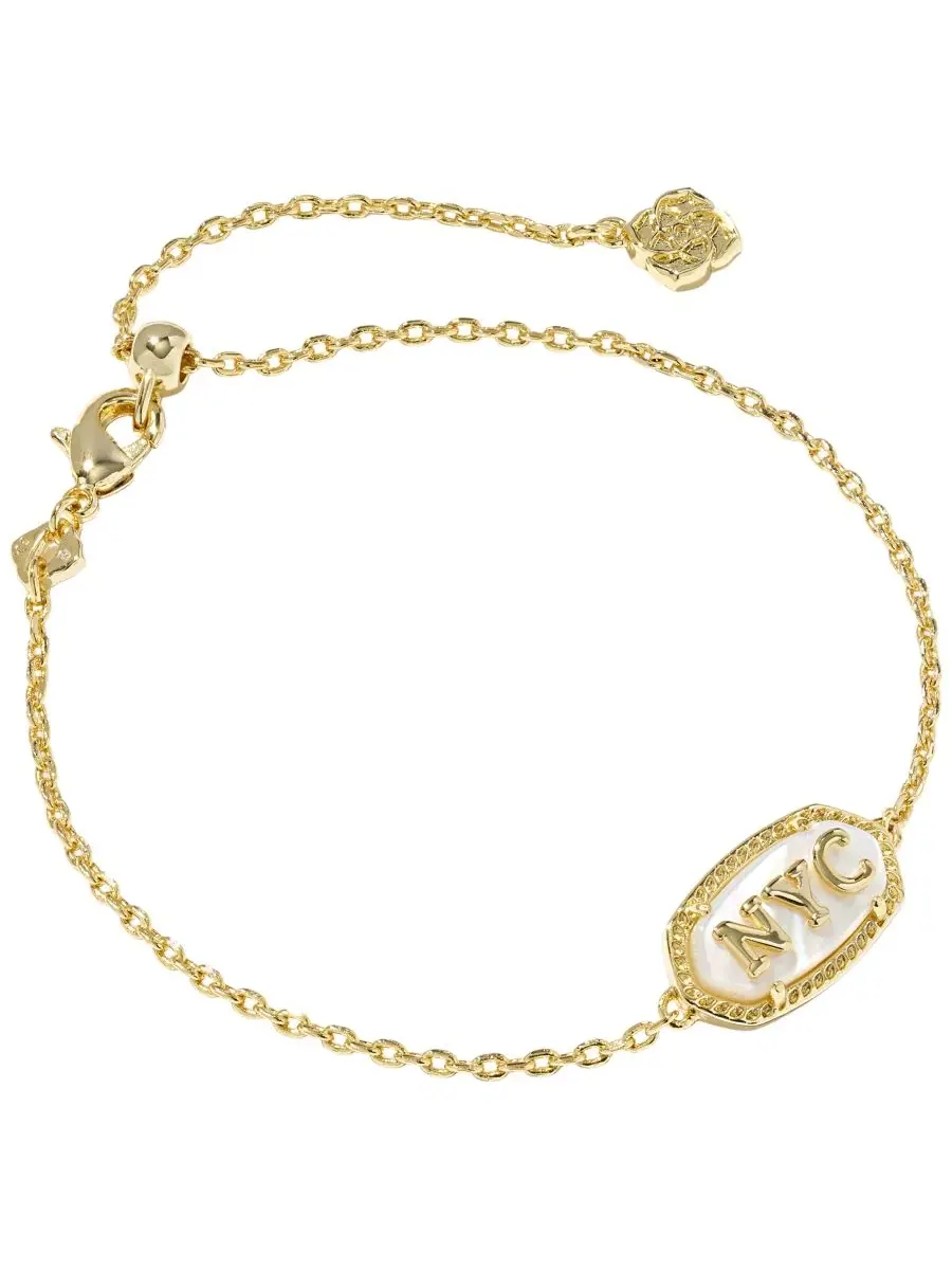 Браслет Elaina NYC с подвеской Нью-Йорк Kendra Scott — изображение 1 из 4, оттенок золото
