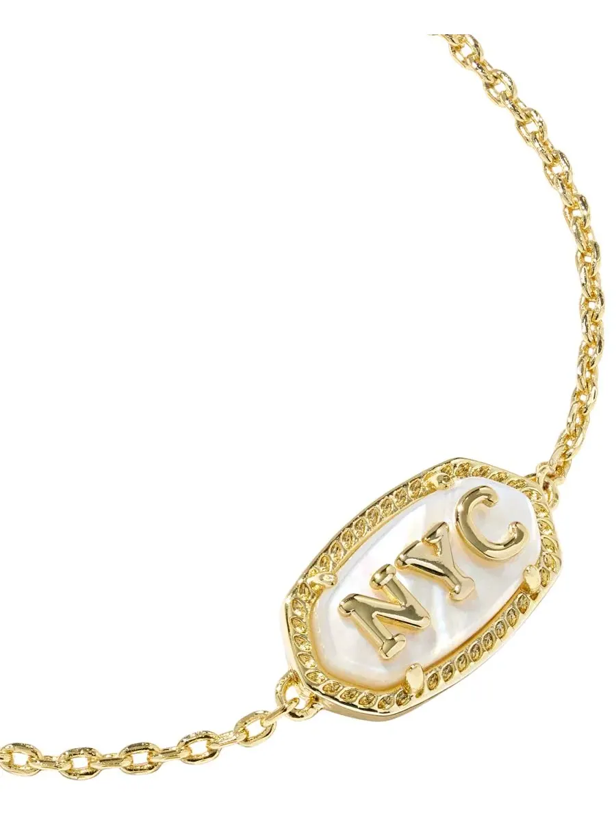 Браслет Elaina NYC с подвеской Нью-Йорк Kendra Scott — изображение 2 из 4, оттенок золото