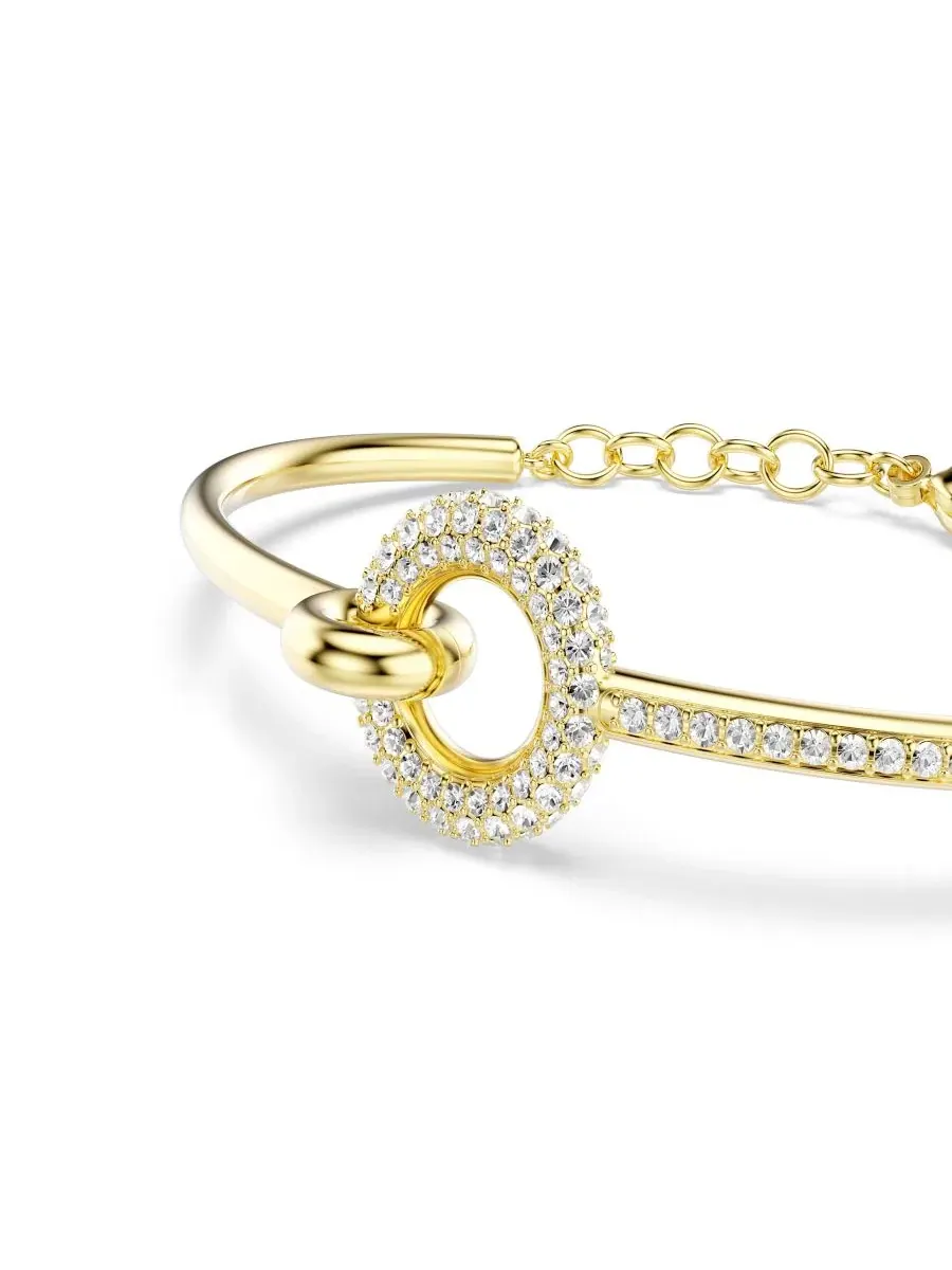 Браслет с позолоченными звеньями, вдохновленный звездами Swarovski — изображение 2 из 5, оттенок золото