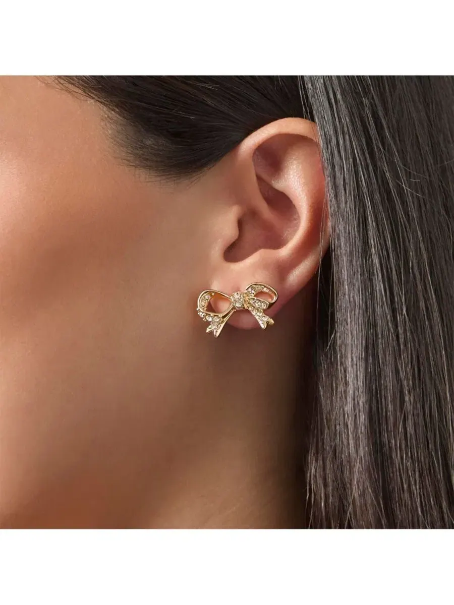 Комплект украшений с бантом и серьгами-гвоздиками, Pave Bow Juicy Couture — изображение 5 из 10