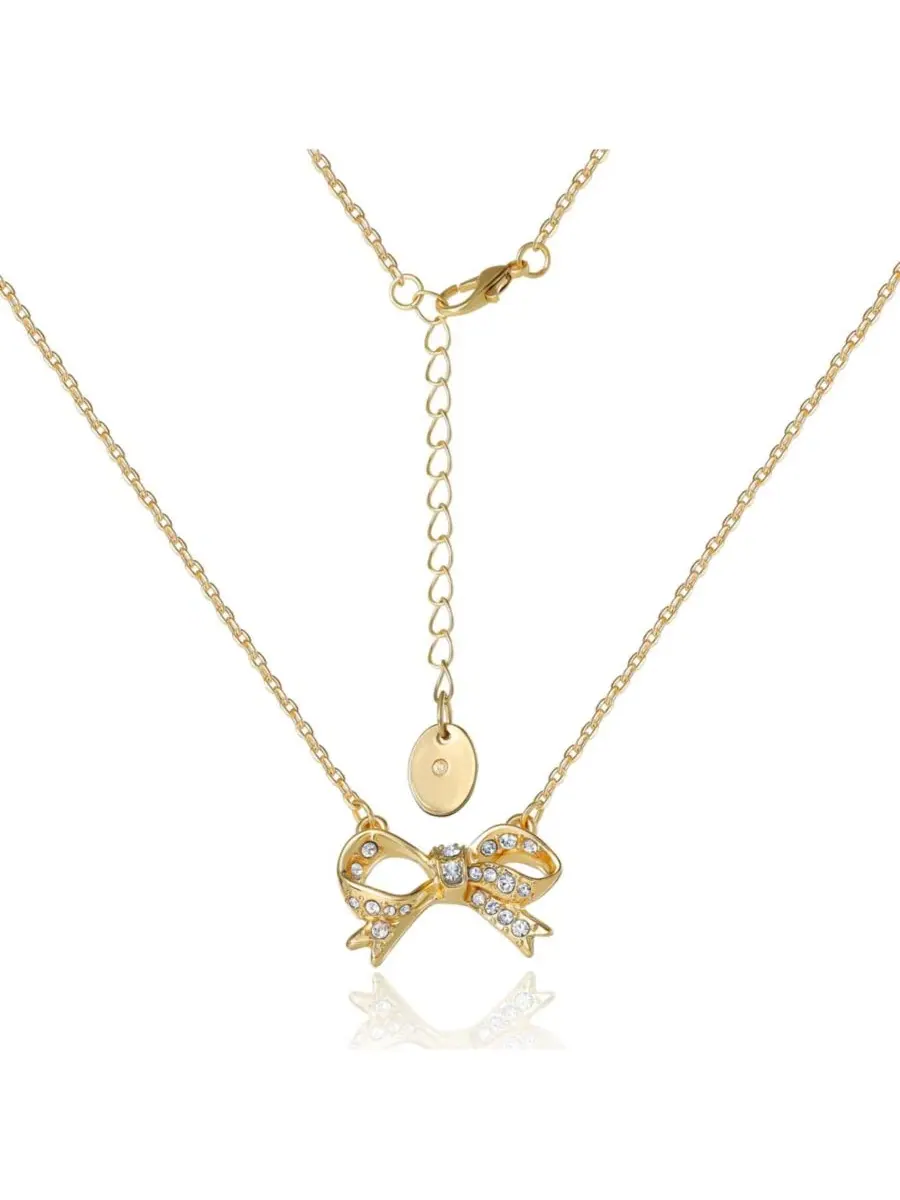 Комплект украшений с бантом и серьгами-гвоздиками, Pave Bow Juicy Couture — изображение 8 из 10