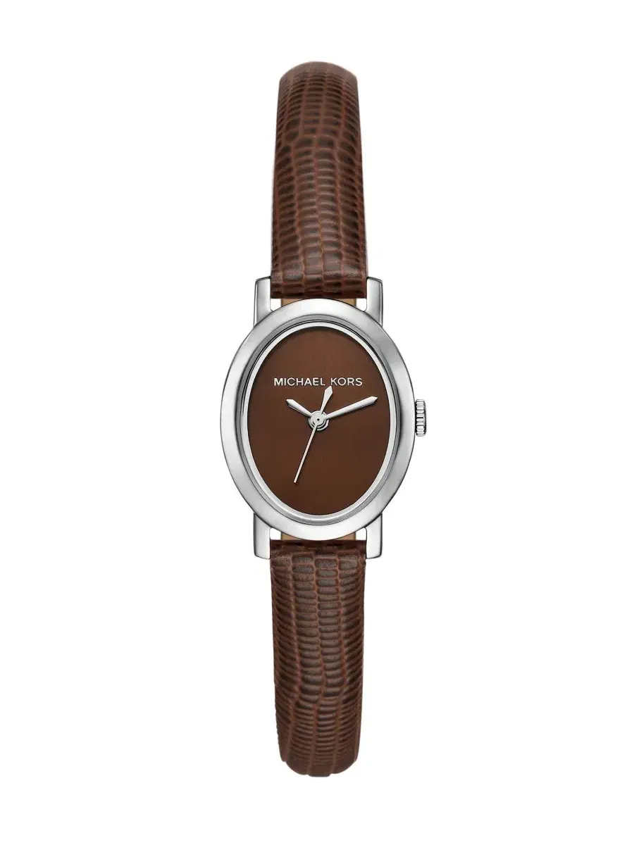 Женские часы Maude с кожаным ремешком Michael Kors — изображение 1 из 4, оттенок коричневый