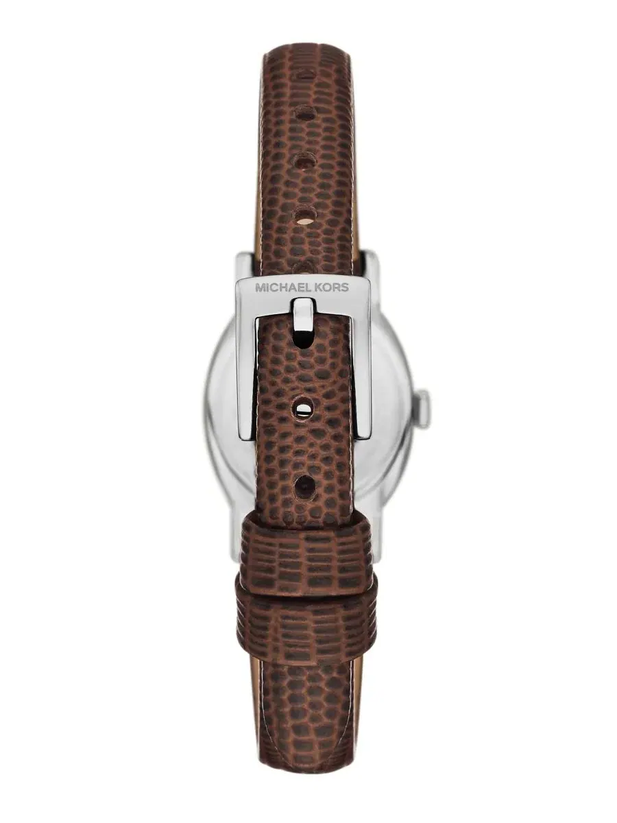 Женские часы Maude с кожаным ремешком Michael Kors — изображение 2 из 4, оттенок коричневый