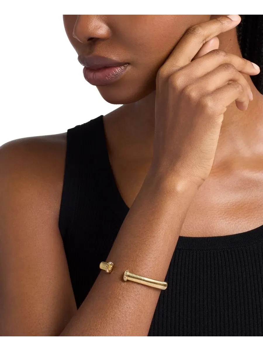 Браслет-манжета Ribbon Flex Cuff Michael Kors — изображение 3 из 3, оттенок золото