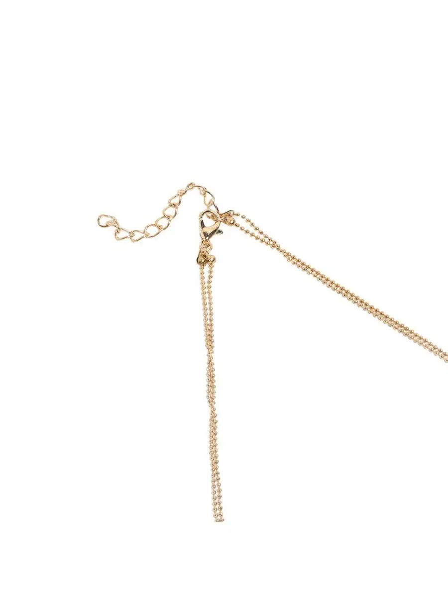 Многослойное ожерелье Bling Bean Multi-Layer SOHI — изображение 6 из 6, оттенок серебряный