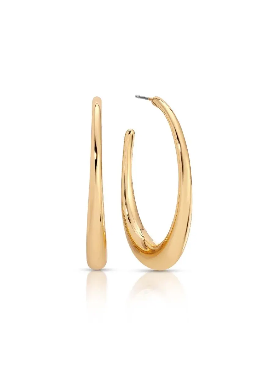 Серьги-кольца Essential Gilded Hoops ETTIKA — изображение 1 из 4, оттенок золото
