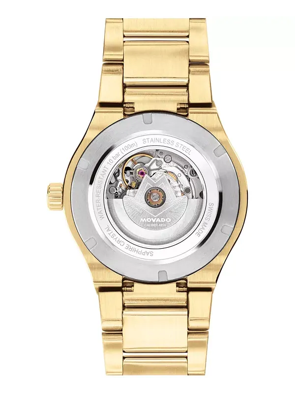 Женские часы Museum Imperiale Swiss Automatic со светло-желтым PVD-покрытием, 33 мм Movado — изображение 3 из 4