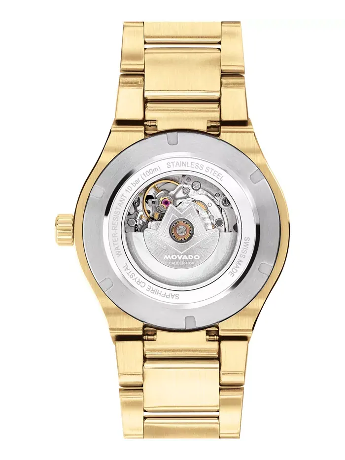 Женские часы Museum Imperiale Swiss Automatic в корпусе из светло-желтого PVD-стали, 33 мм Movado — изображение 3 из 4