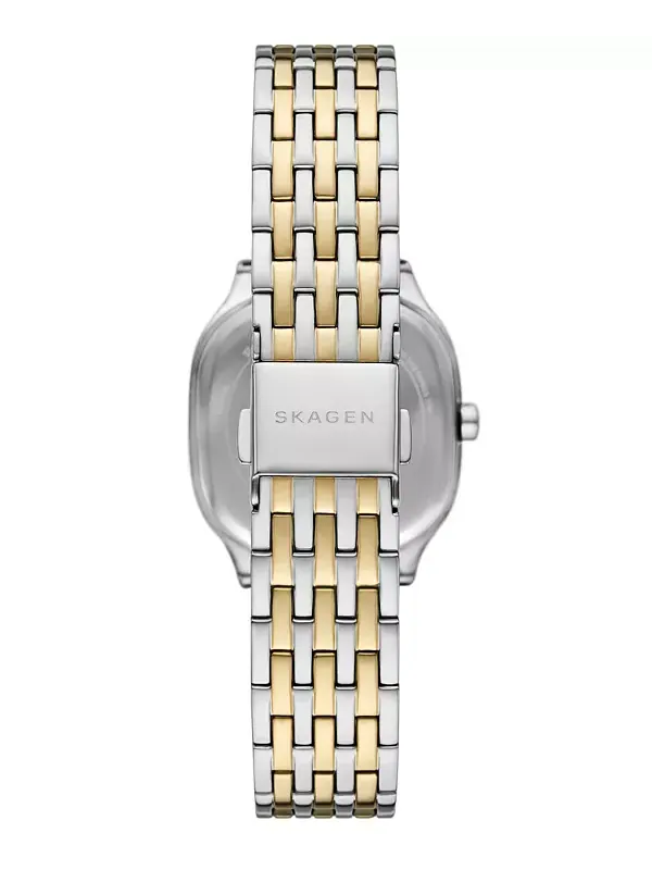 Женские кварцевые часы Skagen Mellem Lille с тремя стрелками, двухцветная нержавеющая сталь — изображение 2 из 4