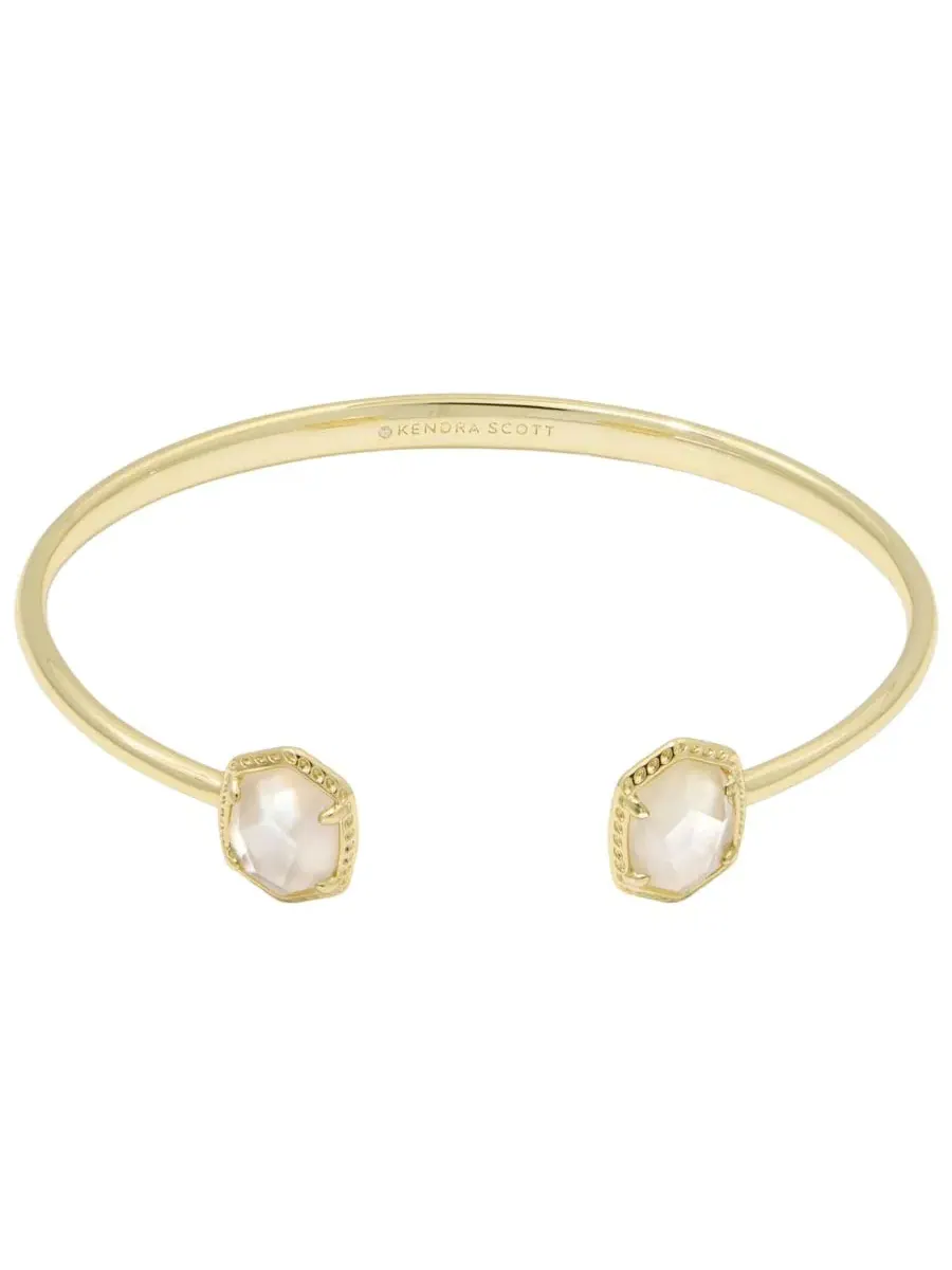 Браслет-манжета Daphne Frame с покрытием из 14-каратного золота Kendra Scott — изображение 2 из 3, оттенок коричневый