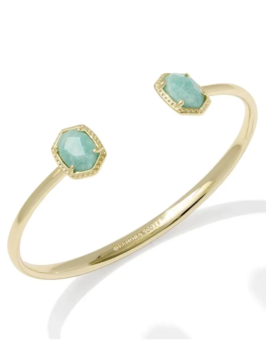 Браслет-манжета Daphne Frame с покрытием из 14-каратного золота Kendra Scott — изображение 3 из 3, оттенок зеленый