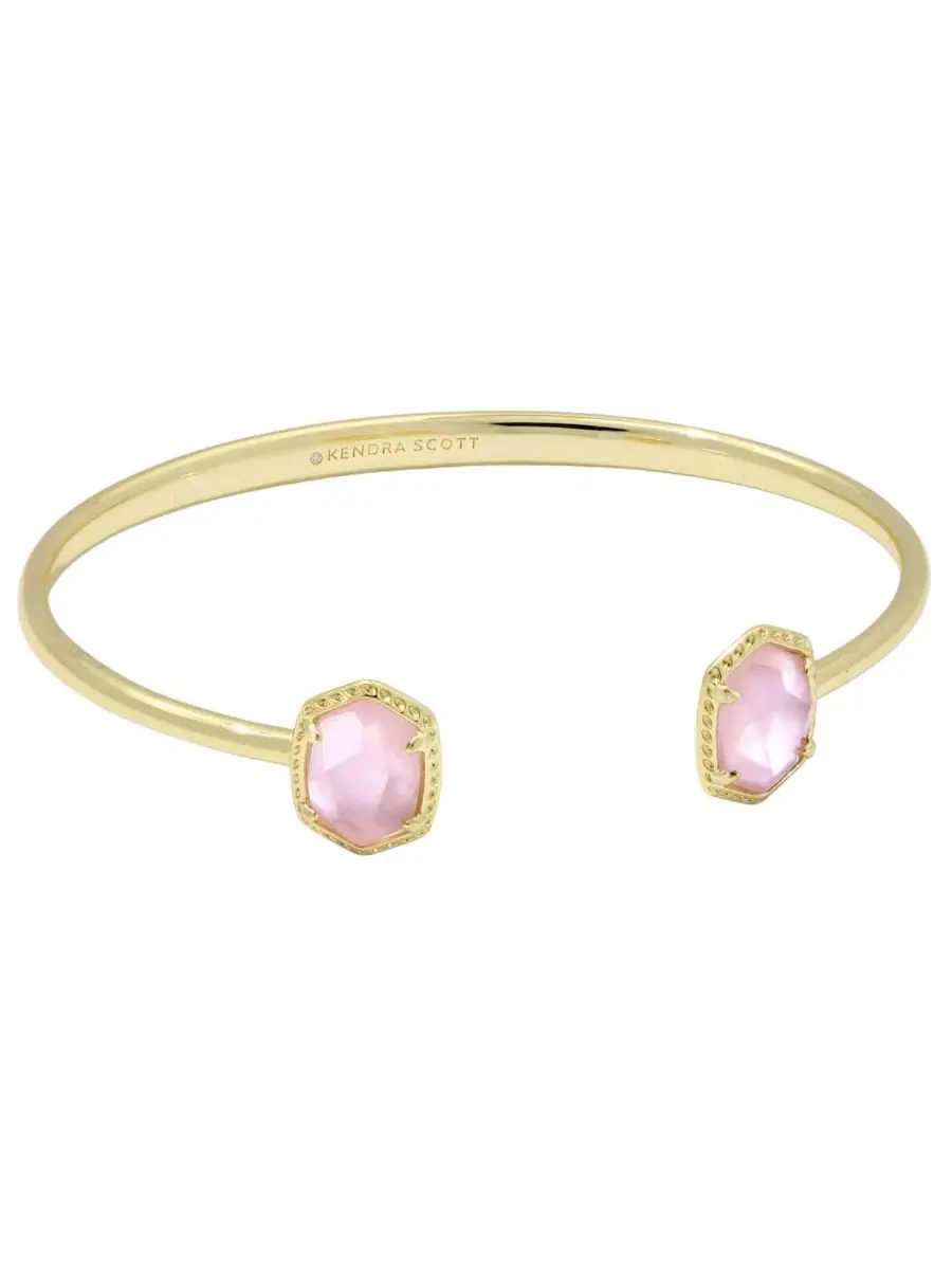 Браслет-манжета Daphne Frame с покрытием из 14-каратного золота Kendra Scott — изображение 1 из 3, оттенок розовый