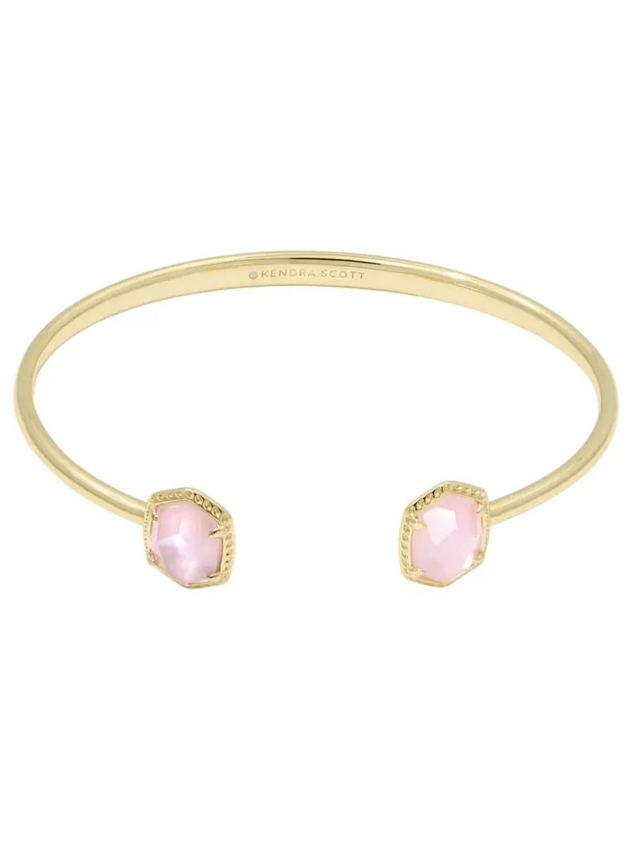 Браслет-манжета Daphne Frame с покрытием из 14-каратного золота Kendra Scott — изображение 2 из 3, оттенок розовый
