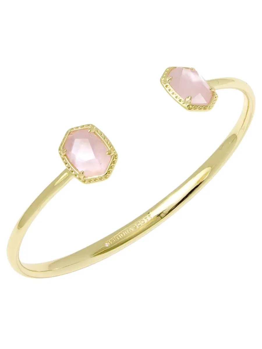 Браслет-манжета Daphne Frame с покрытием из 14-каратного золота Kendra Scott — изображение 3 из 3, оттенок розовый