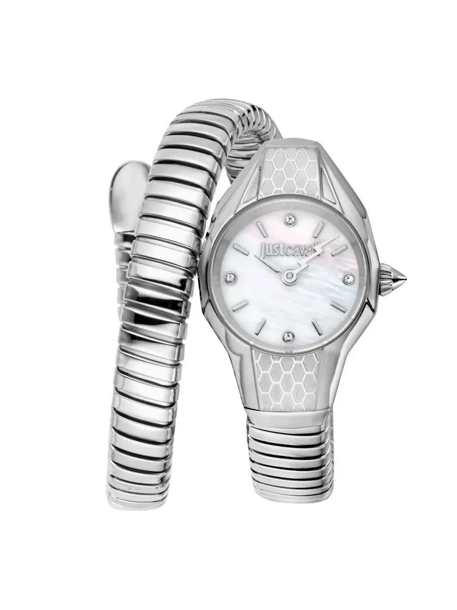 Женские часы Vivace Quartz Stainless Steel Bracelet Watch Just Cavalli — серебристый
