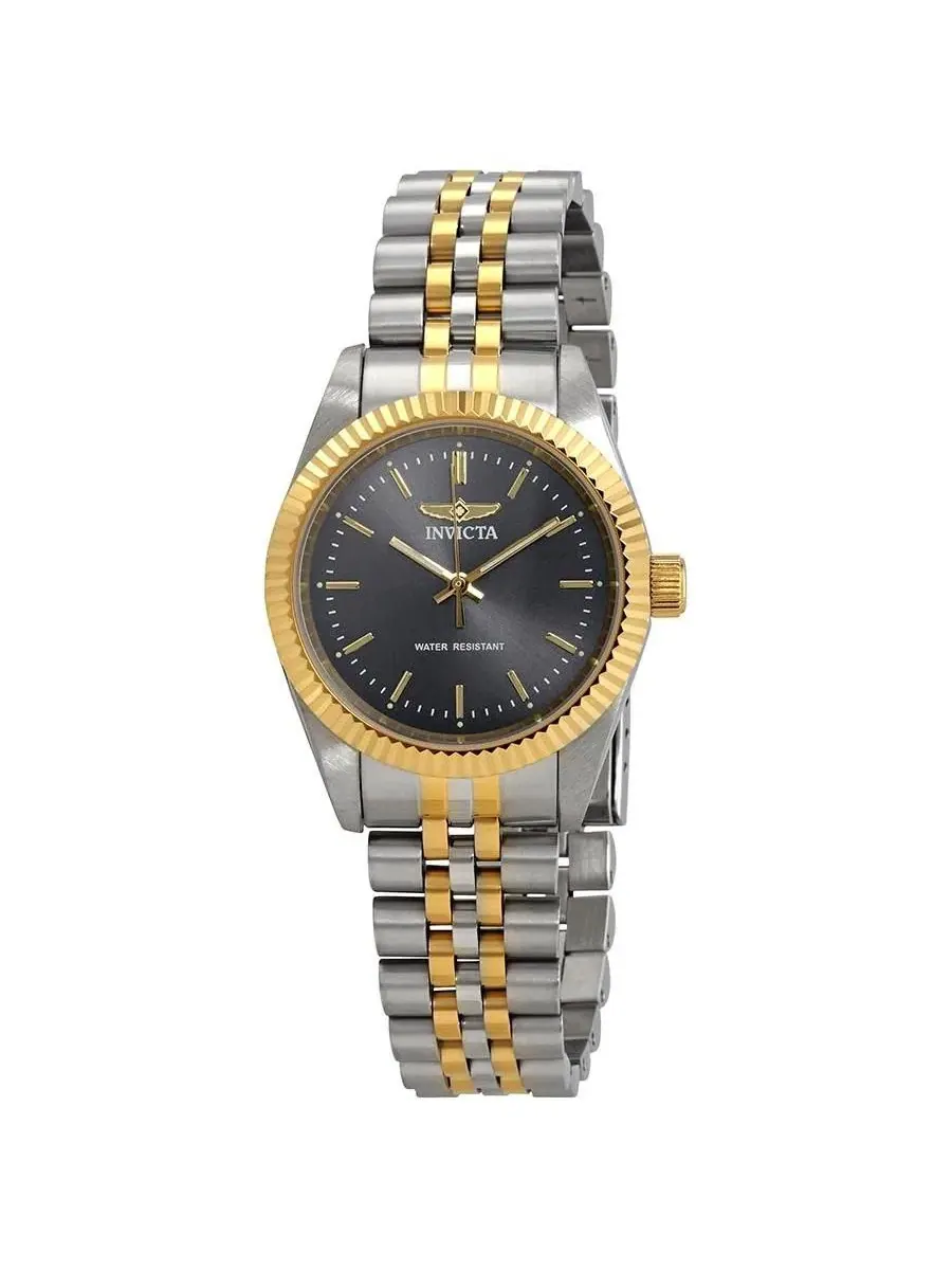 Женские часы Specialty Quartz 3 Hand Charcoal Dial Invicta — изображение 1 из 3, оттенок серебристый