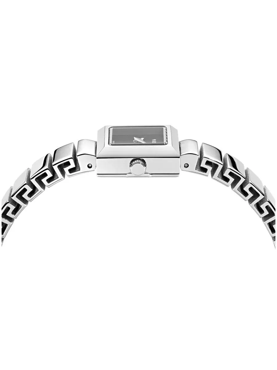 Женские часы V-Square Petite Silver Stainless Steel Bracelet Watch Versace — изображение 2 из 3, оттенок серебряный