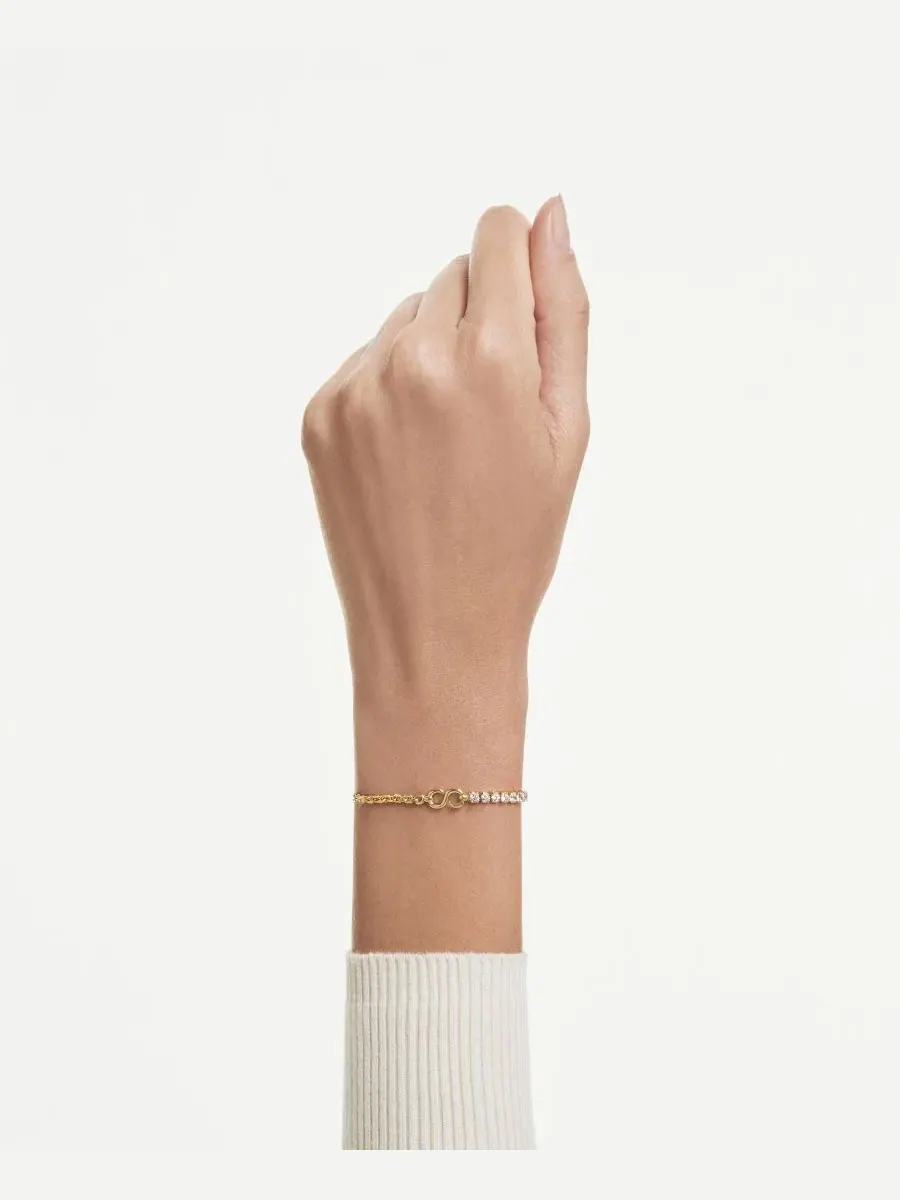 Браслет с кристаллами Swarovski, модель Matrix Swarovski — изображение 2 из 7, оттенок мульти