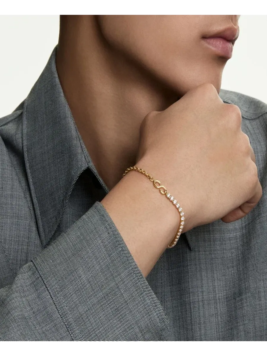 Браслет с кристаллами Swarovski, модель Matrix Swarovski — изображение 3 из 7, оттенок мульти