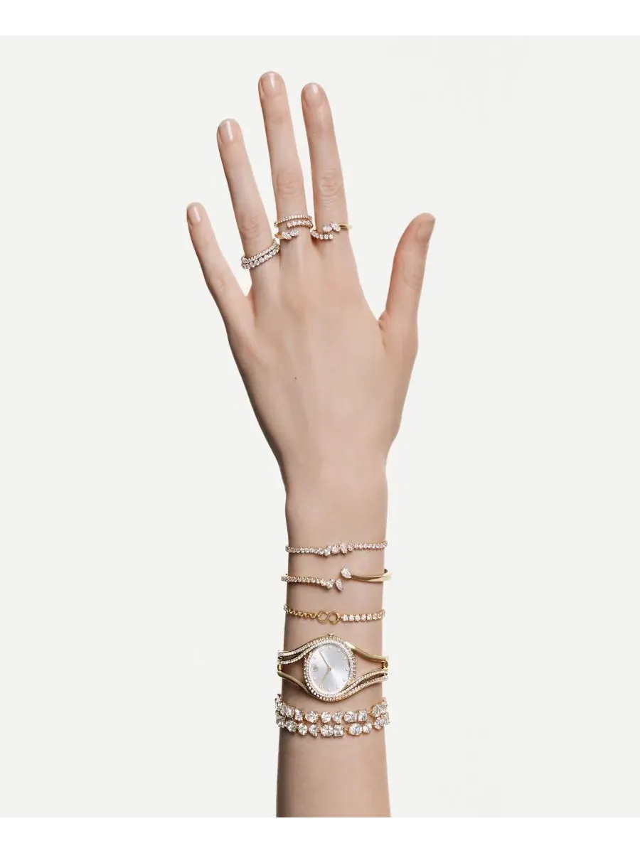 Браслет с кристаллами Swarovski, модель Matrix Swarovski — изображение 4 из 7, оттенок мульти