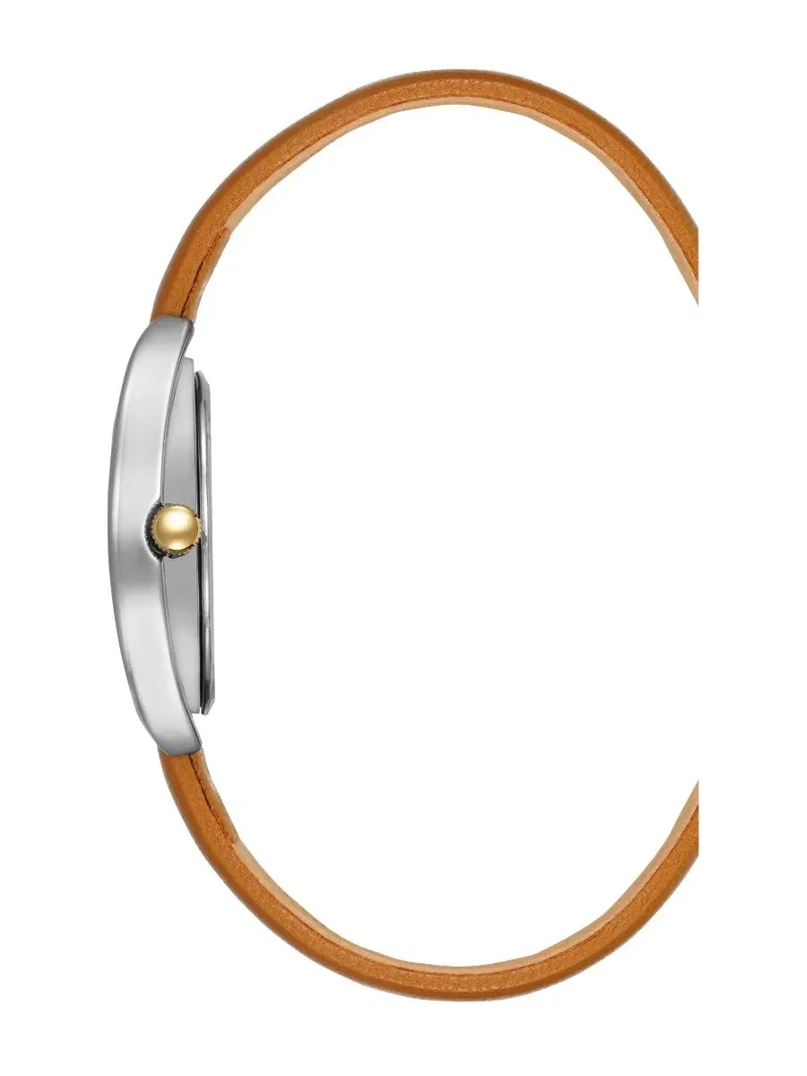Женские часы Anne Klein, коричневый кожаный ремешок, 28 мм — изображение 2 из 3