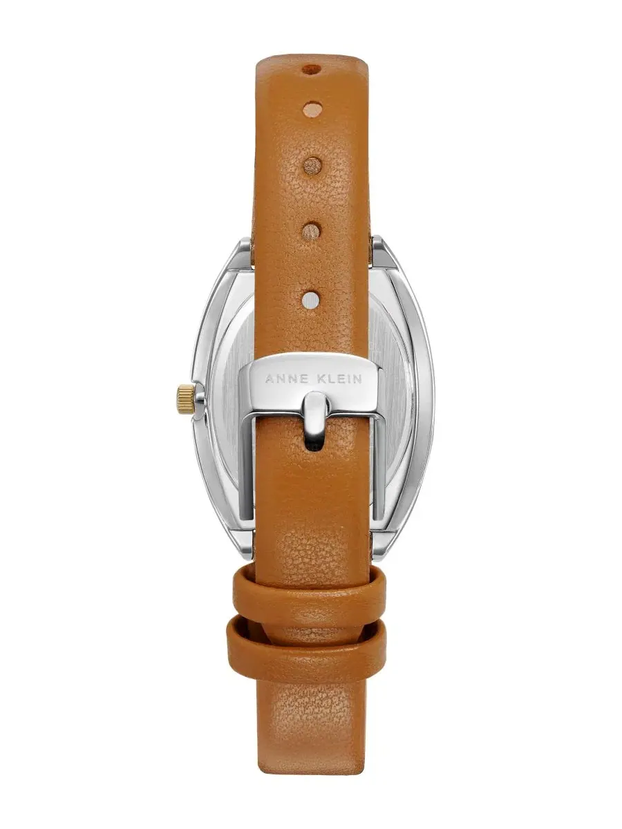 Женские часы Anne Klein, коричневый кожаный ремешок, 28 мм — изображение 3 из 3