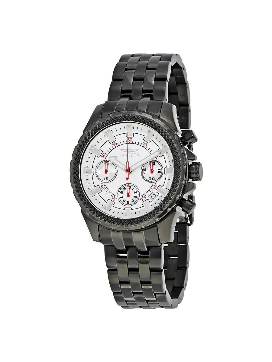 Мужские кварцевые часы-хронограф 7169 Signature с циферблатом Invicta — изображение 1 из 3, оттенок черный