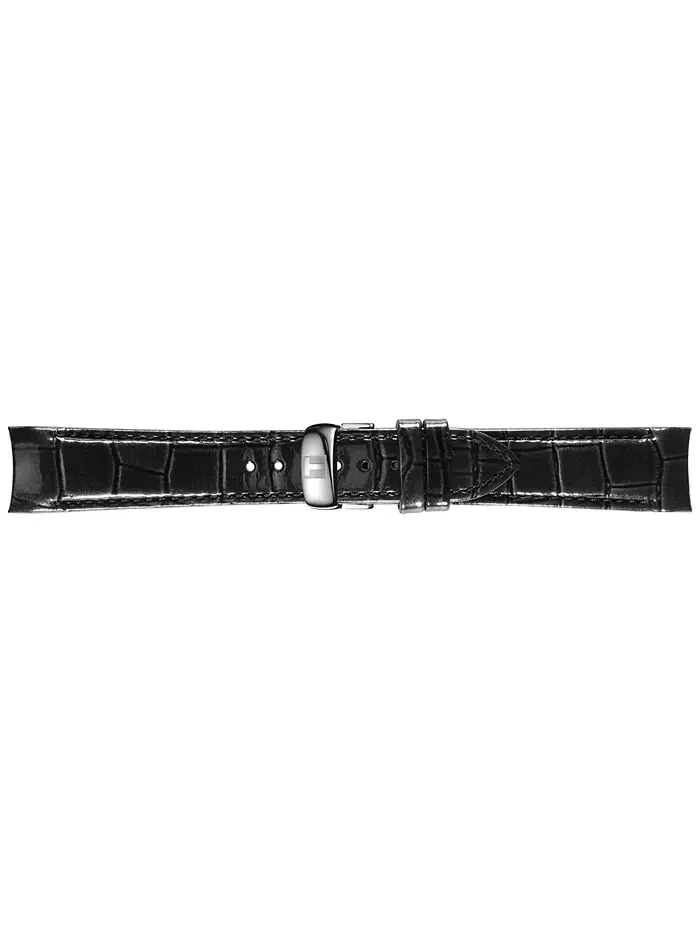Швейцарские часы Swiss Couturier Diamond (1/3 ct. общ. вес) на черном кожаном ремешке, 32 мм Tissot — изображение 2 из 2
