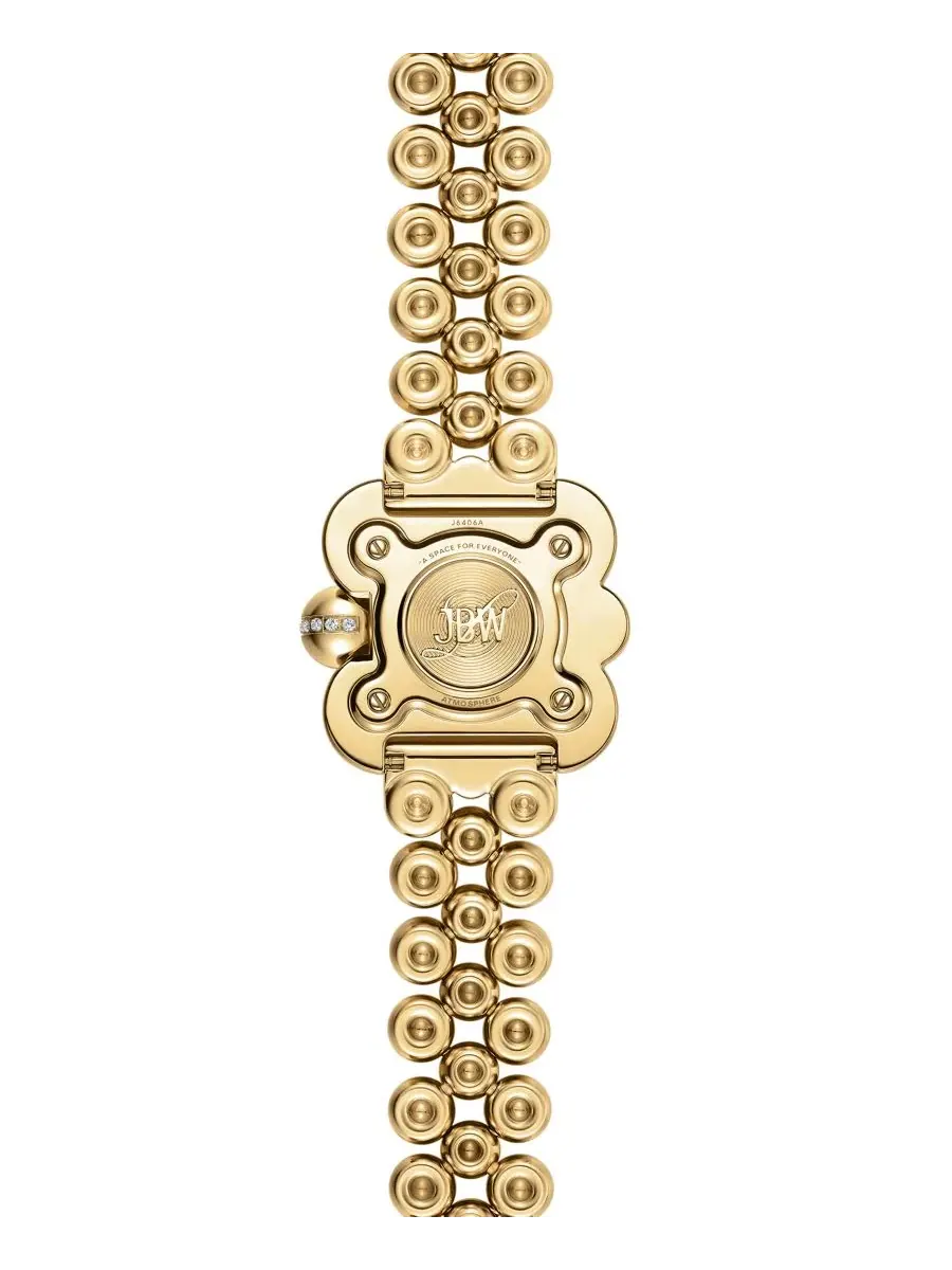Женские часы Atmosphere Crystal Swiss Quartz 18k Gold-Plated Stainless Steel Jbw — изображение 2 из 6, оттенок золото
