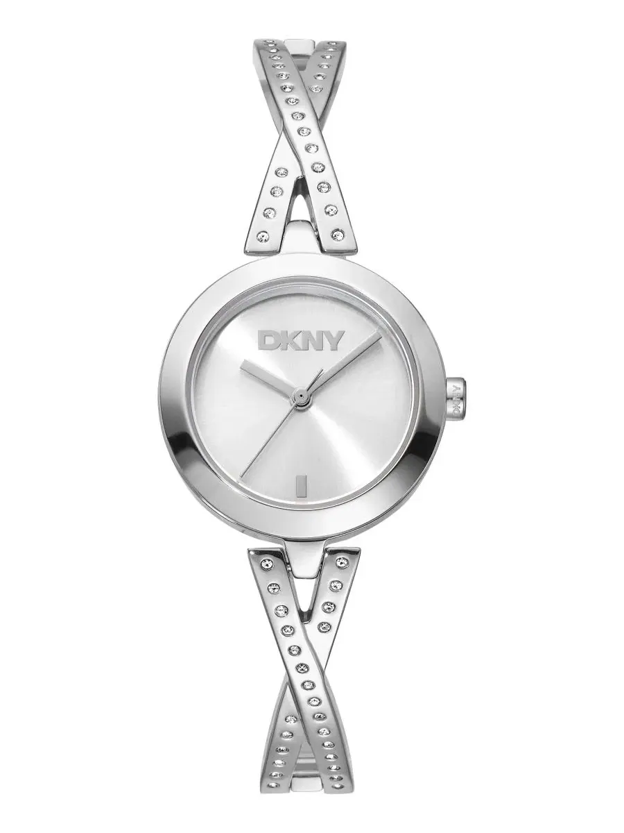 Женские часы Half Bangle Quartz Stainless Steel Watch 26мм DKNY