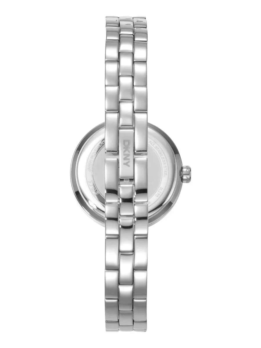 Женские часы Half Bangle Quartz Stainless Steel Watch 26мм DKNY — изображение 2 из 4, оттенок серебряный