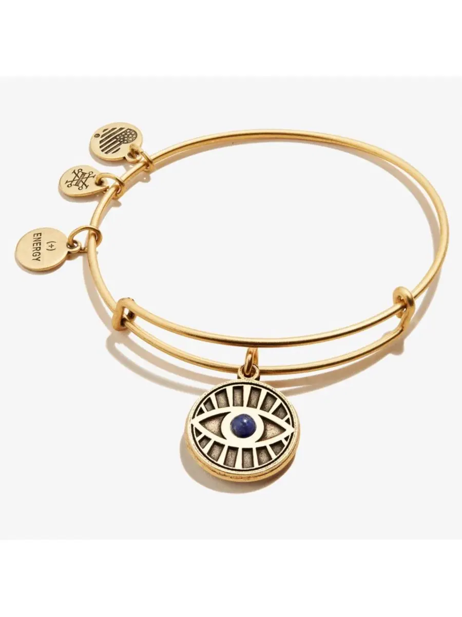 Браслет с подвеской в виде сглаза и содалита Alex And Ani