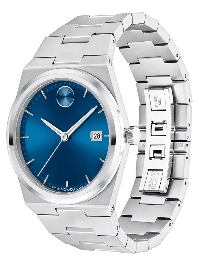Мужские часы Quest Swiss Quartz из нержавеющей стали, 40 мм Movado — изображение 2 из 3
