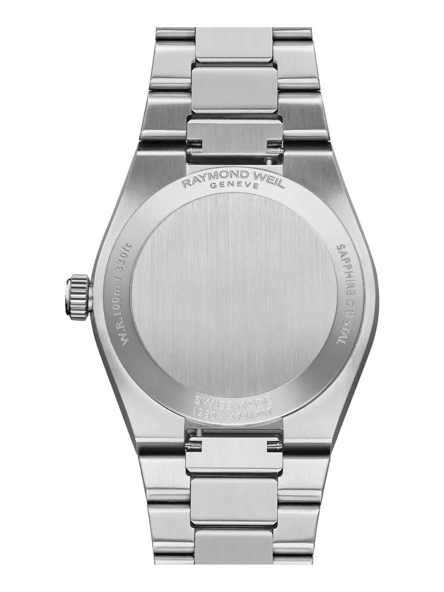 Женские часы с серебристым корпусом и циферблатом Sunbrushed Soft Sage Green Raymond Weil — изображение 3 из 3