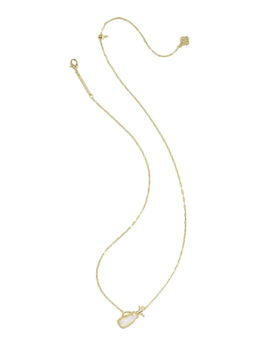 Подвеска-кулон с жемчугом 14k Gold-Plated Imitation Pearl Golf Short Pendant Necklace Kendra Scott — изображение 2 из 3