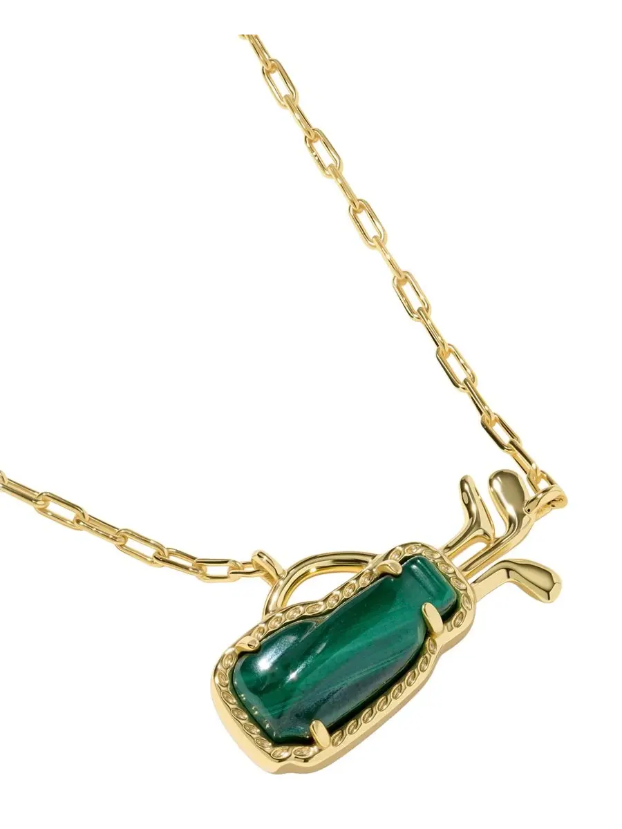 Подвеска с жемчугом и цепочкой 14k Gold-Plated Kendra Scott — изображение 4 из 4, оттенок зеленый