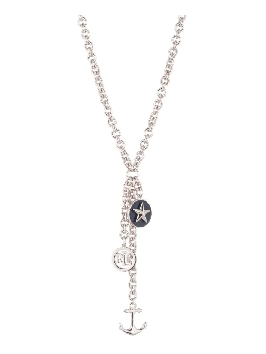 Кулон-подвеска Y-образная из стерлингового серебра Lauren Ralph Lauren — изображение 1 из 3, оттенок серебряный