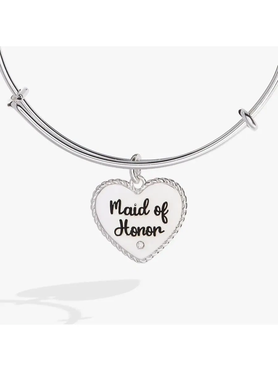 Браслет-манжета с сердцем Mother Of The Bride Alex and Ani — изображение 3 из 3, оттенок серебряный