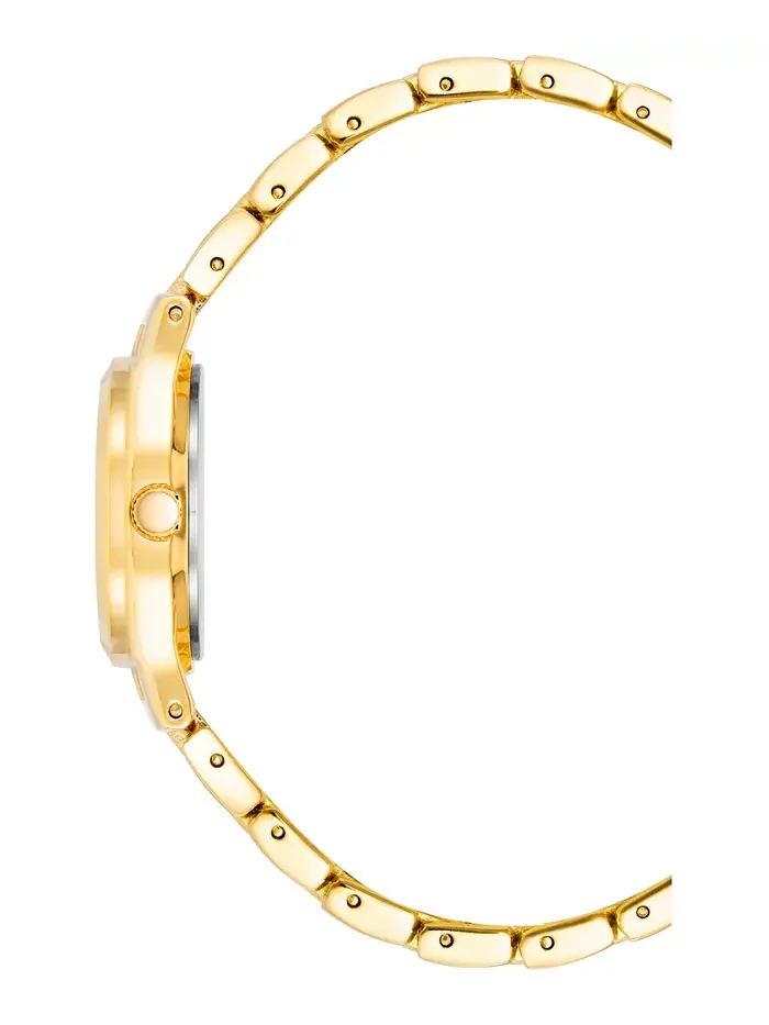 Женские часы Quartz с браслетом из золотистого сплава, 26 мм Anne Klein — изображение 2 из 4