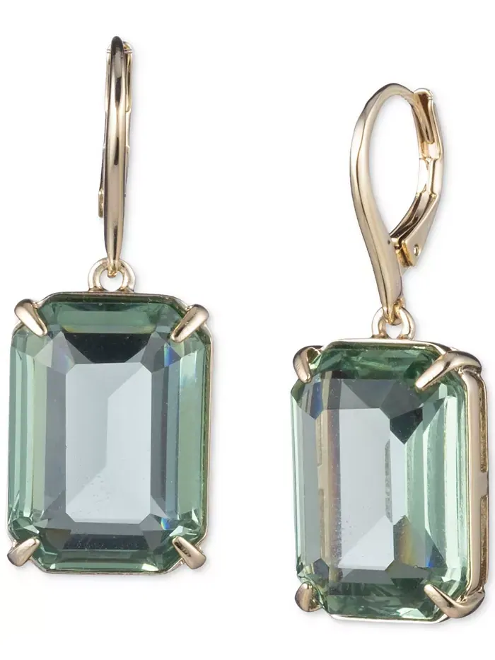 Серьги-капли из камня Lauren Ralph Lauren — изображение 1 из 3, оттенок золотистый
